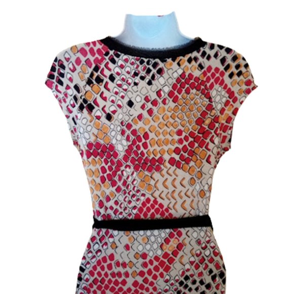 VINTAGE Canadian Designer Midi Pencil Dress Size XS  --- - Picture 5 of 5